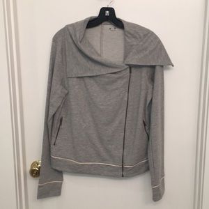 Three dots zip up sweatershirt